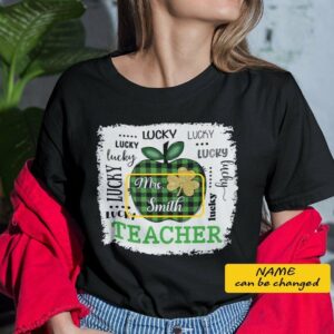 Lucky Teacher St Patrick’s Day Personalized Shirt